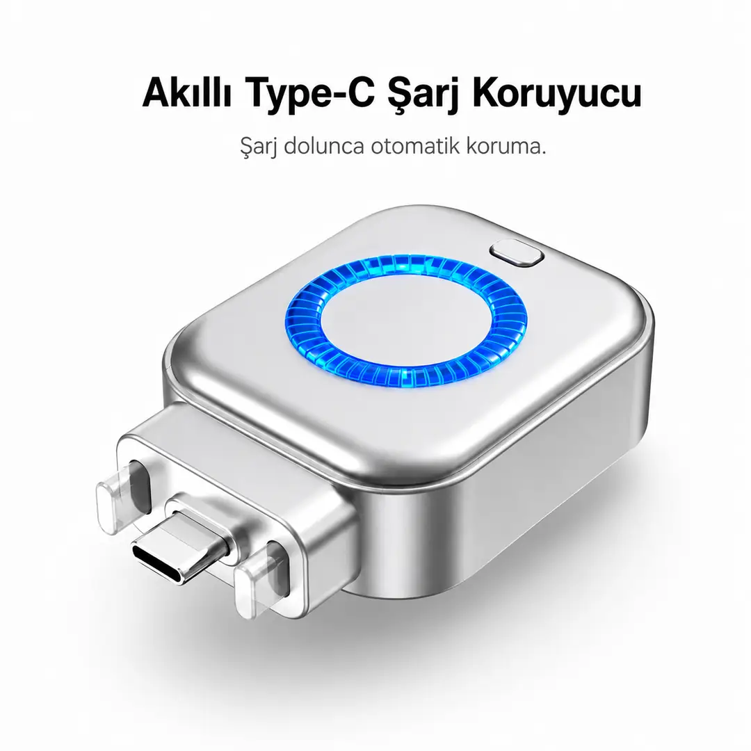 ALLY HyperCharge 140W AI Akıllı Şarj Kesici Adaptör – Şarj Dolunca Otomatik Kapanan Batarya Koruyucu-(5775)