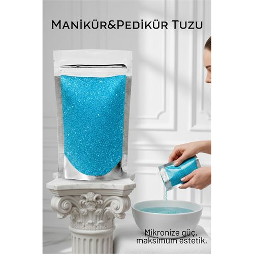 Premium Manikür &amp; Pedikür Tuzu - 400g Yoğun Mineralli El ve Ayak Bakım Granülü Tuzu 