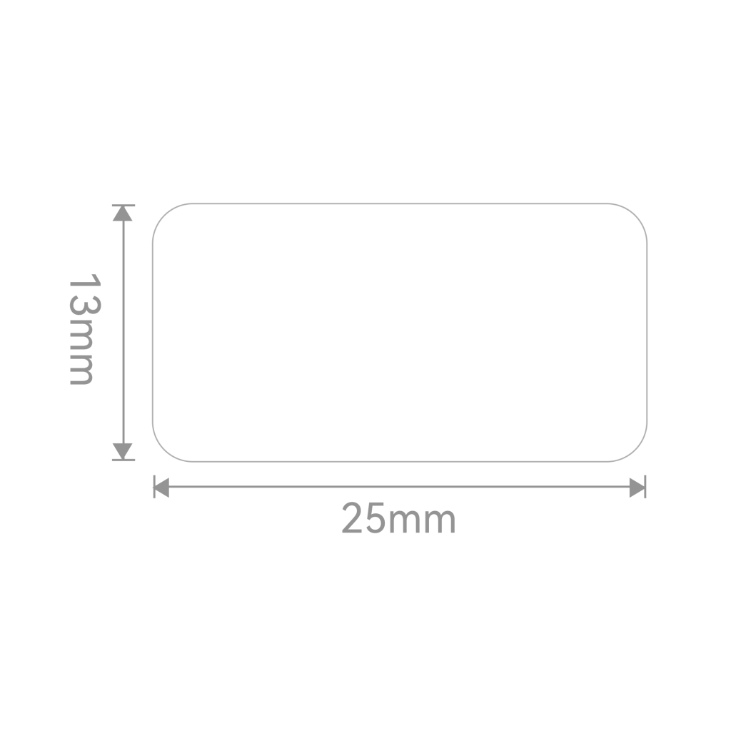 NIIMBOT EW25 Etiket 25mm x 13mm Low Temperature  (-80°C) 390 etiket/rulo (M2)(1923) 2
