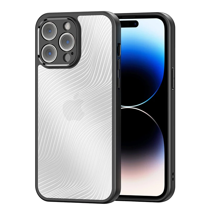 Dux Ducis iPhone 14 Pro Max Aimo Series Premium Buzlu Sert PC-TPU Kılıf-(1903)