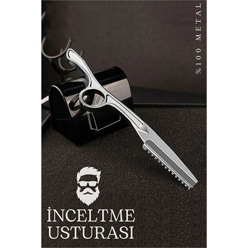 HSNET Feather Tip Jiletli Ustura Profesyonel Saç Sakal Inceltme Usturası 
