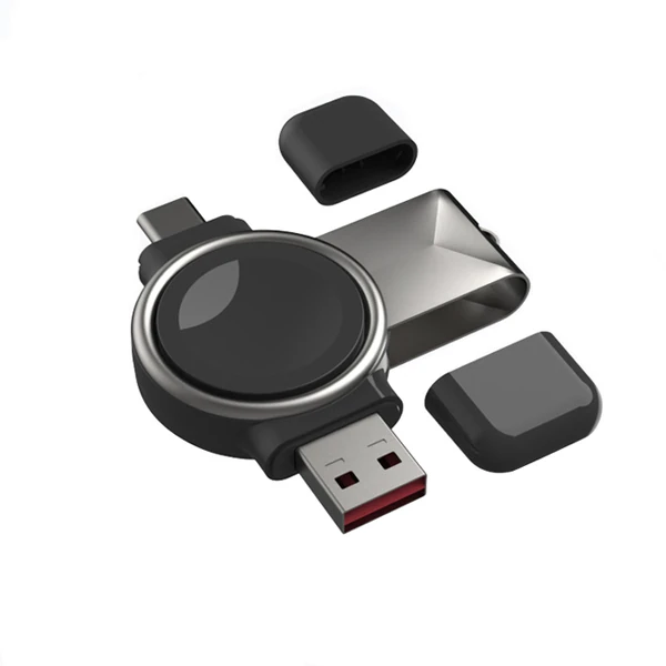 ALLY Galaxy Watch İçin Taşınabilir 2 in 1 USB + Type-C Şarj Standı-(1903)
