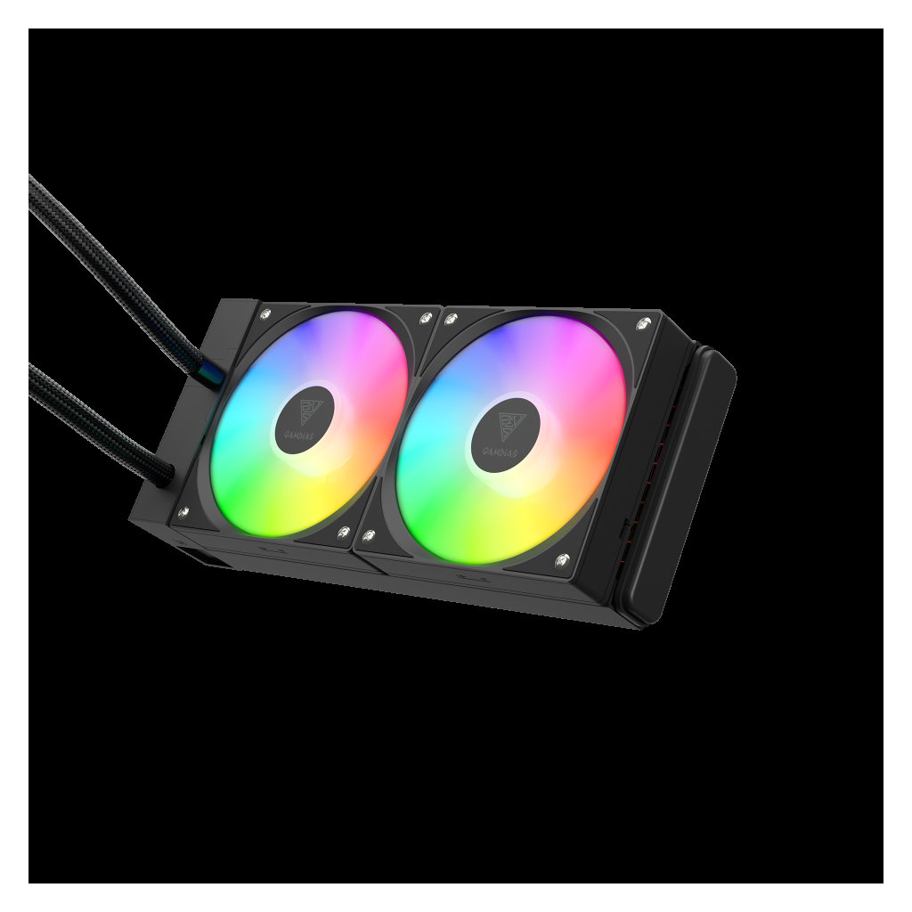 GAMDIAS CHIONE E4-240 240mm ARGB 2 Fanlı Dijital Ekran CPU Sıvı Soğutma(1923) 2