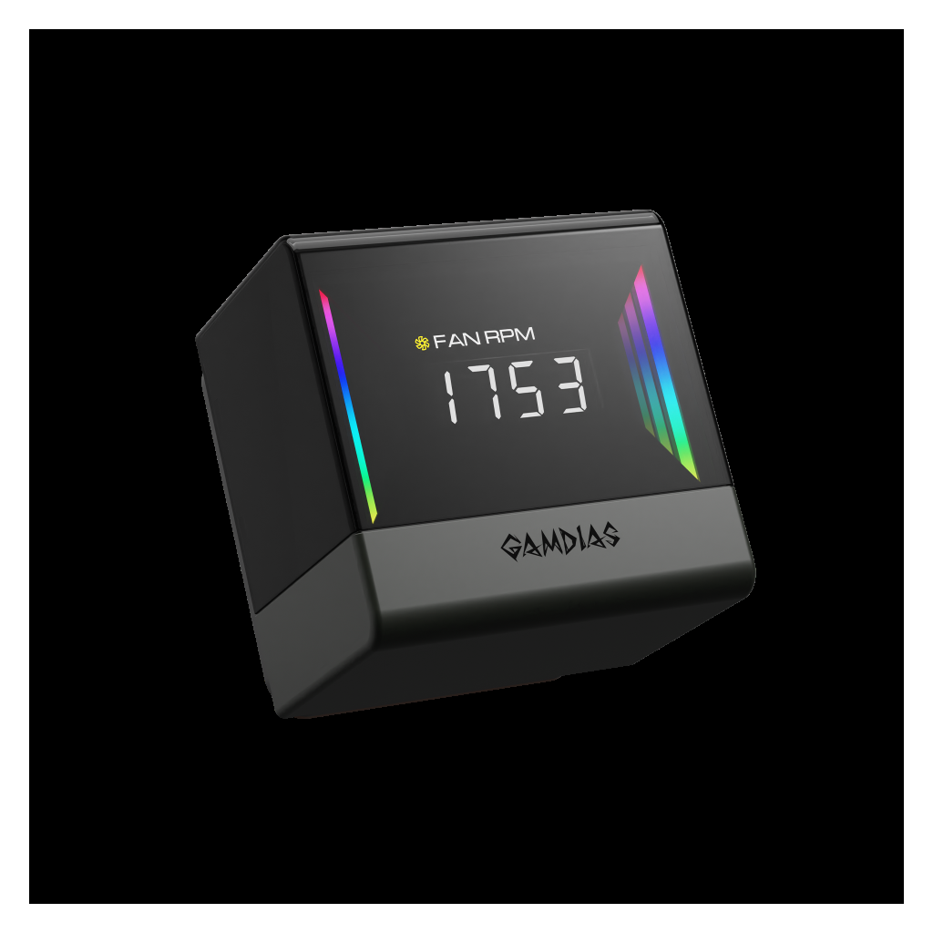 GAMDIAS CHIONE E4-240 240mm ARGB 2 Fanlı Dijital Ekran CPU Sıvı Soğutma(1923) 3