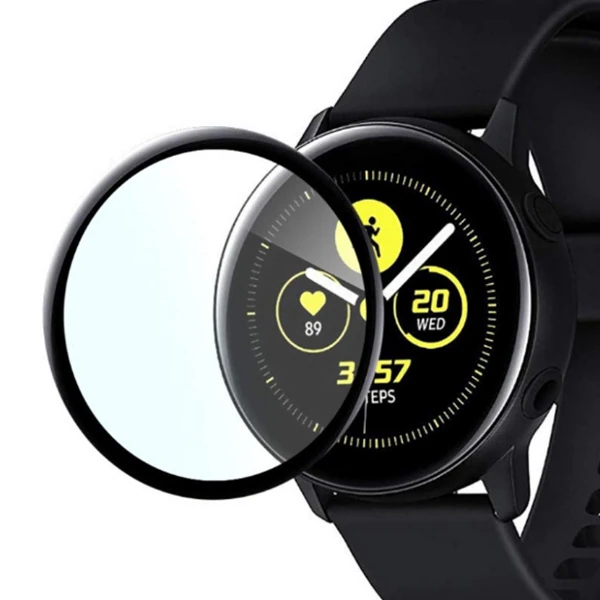 SM Galaxy Watch Active 1 R500 3D kavisli PC+PMMA Ekran Koruyucu-(1903)