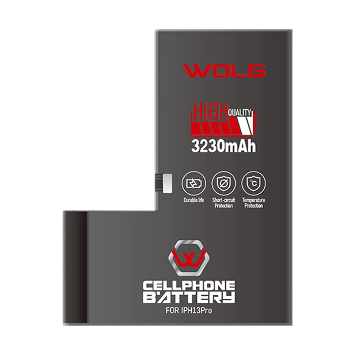 WOLG iPhone 13 Pro 3230 mAh Yüksek Kapasiteli Pil Batarya-(1903)