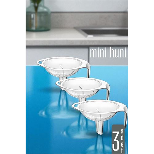 HSNET Huni - 3 lü Set Mini Huni - Mutfak Hunisi 