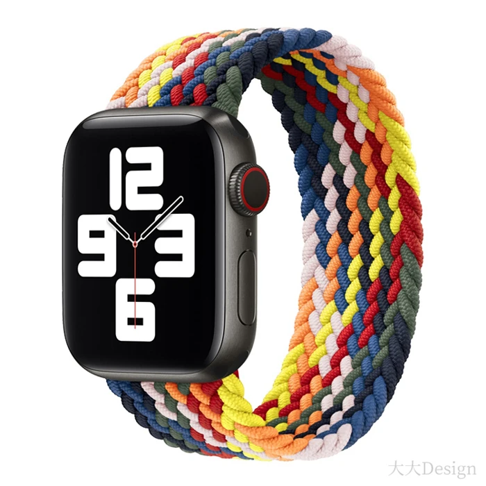 Ally Apple Watch 7-8 45mm 6-5-4 44mm Watch Ultra 49mm Single loop Plastik Kayış Kordon 3-2-1 42mm-(1903)