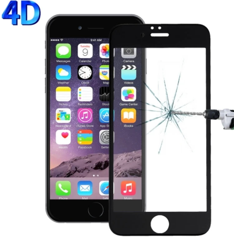 İPhone 6S Plus 4D Kavisli Full Cam Kırılmaz Koruyucu İPhone 6 plus-(1903)