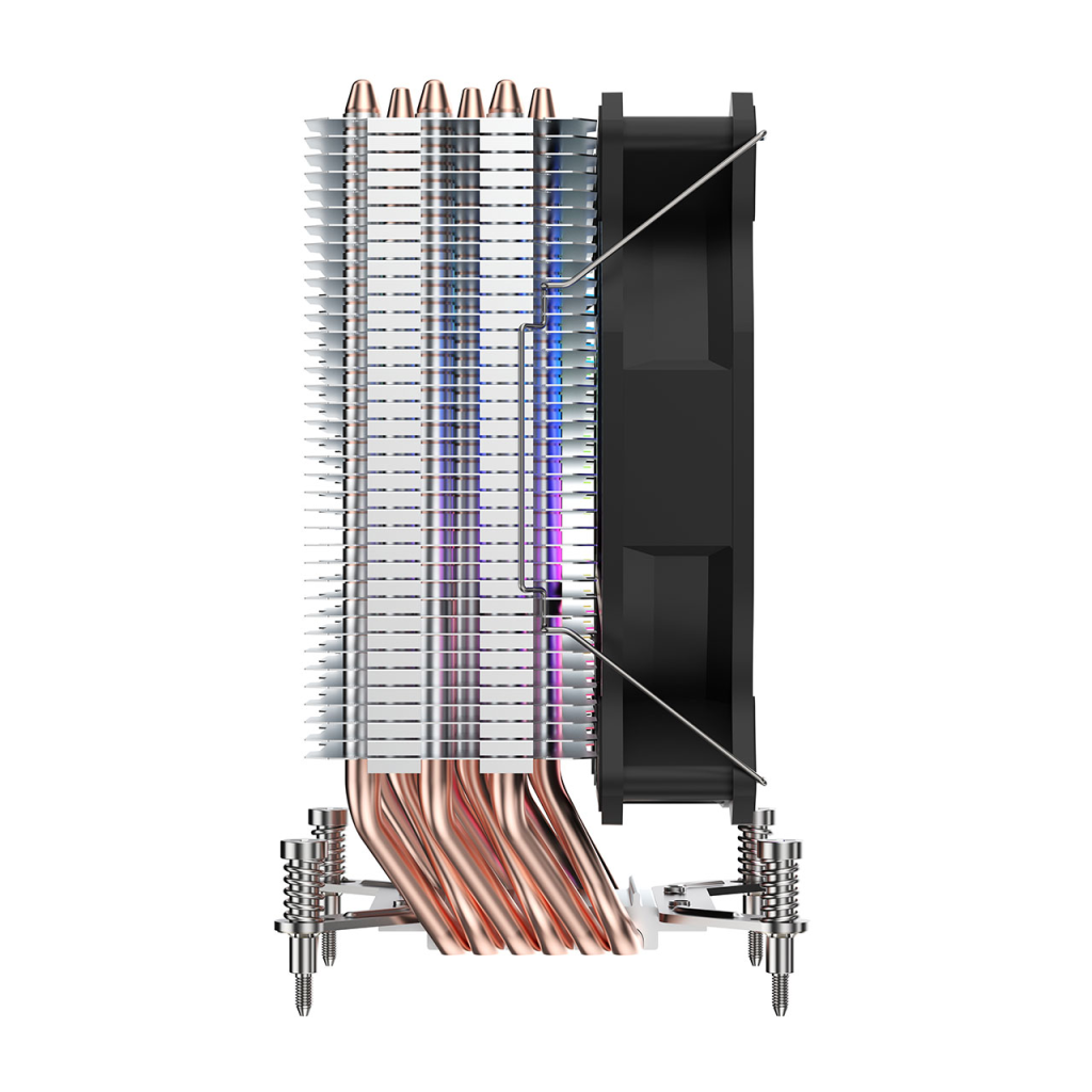 FSP NC5 ARGB 120mm CPU Kule Tipi Hava Soğutma Sessiz Çalışma Doğrudan Temas Tasarımlı 6 adet Bakır Isı Borusu (AMD AM4-AM5 ve INTEL Tüm işlemciler ile uyumlu)(1923) 5