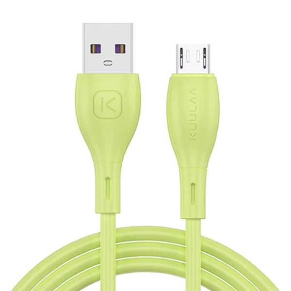 KUULAA Liquid Silicone Mikro USB 2.4A Hızlı Şarj Kablosu 1metre-(1903)