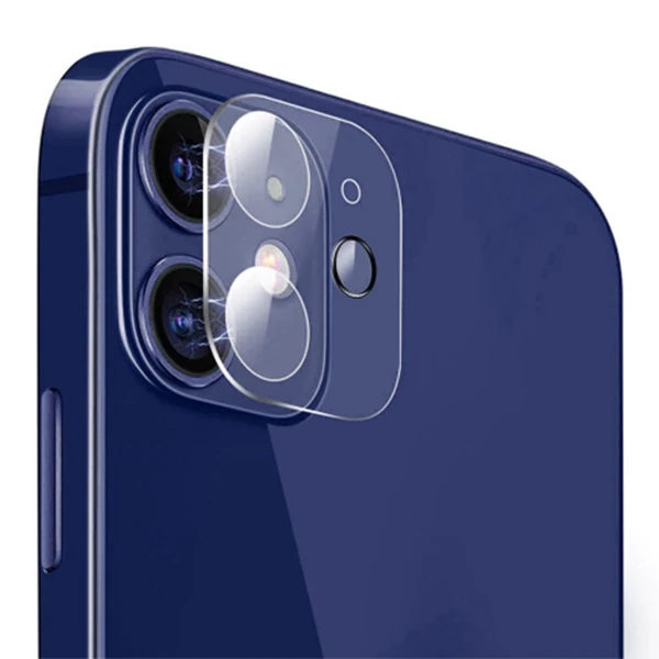 iPhone 12 Mini 5.4 Hat-Prince 9H 3D Full Tempered Cam Kamera Koruyucu-(1903)