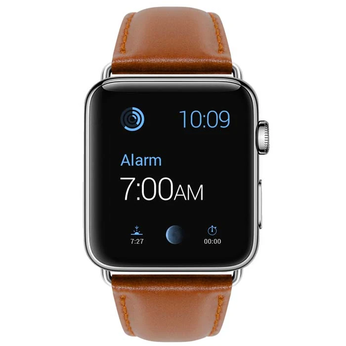 Ally Apple Watch Ultra 49mm 7-8 45mm 6-5-4 44mm Retro Deri Kordon Kayış 3-2-1 42mm-(1903)