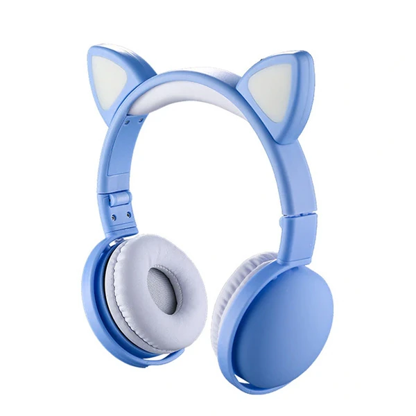 ALLY Kedi Kulak Kulaküstü Bluetooth 5.0 Kablosuz Kulaklık-(1903)