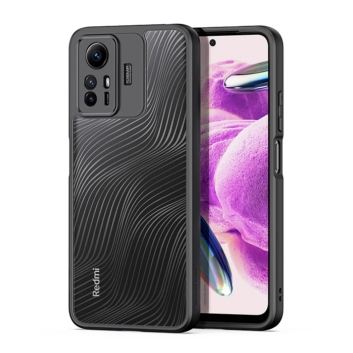 Dux Ducis Redmi Note 12S Aimo Series Premium Buzlu Sert PC-TPU Kılıf-(1903)