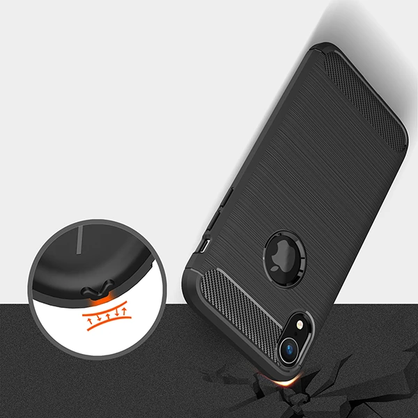 İphone Xr 6.1inch Dark Ultra Koruma Silikon Kılıf-(1903)