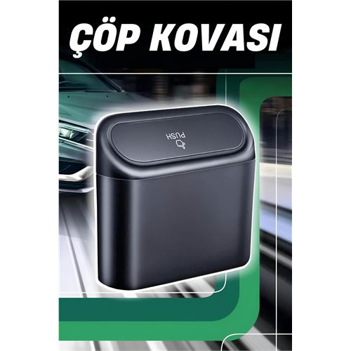 HSNET Araç Çöp Kovası Pratik  