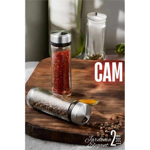 HSNET Cam Tuzluk Baharatlık 2 ADET Jardenia Elegant 