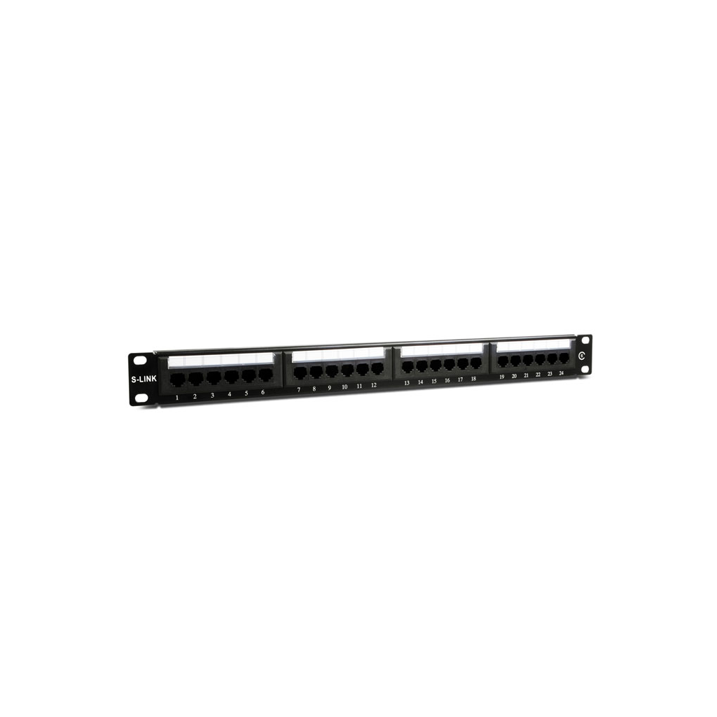 S-LINK SL-F624 Cat6 Patch Panel 24-Port UTP 1U(1923)