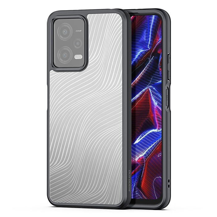 Dux Ducis Redmi Note 12 5G/Note 12R Pro/Poco X5 5G Aimo Series Premium Buzlu Sert PC-TPU Kılıf-(1903)