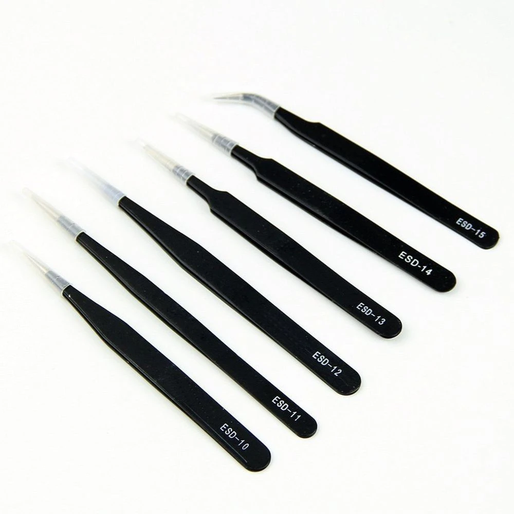 Esd-10,11,12,13,14,15 6 Parça Anti Statik Cımbız Set-(1903)
