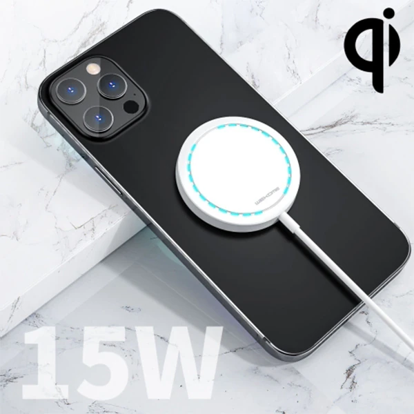 Wekome Magsafe 15W Ultra İnce Mıknatıslı Kablosuz Wireless Şarj-(1903)