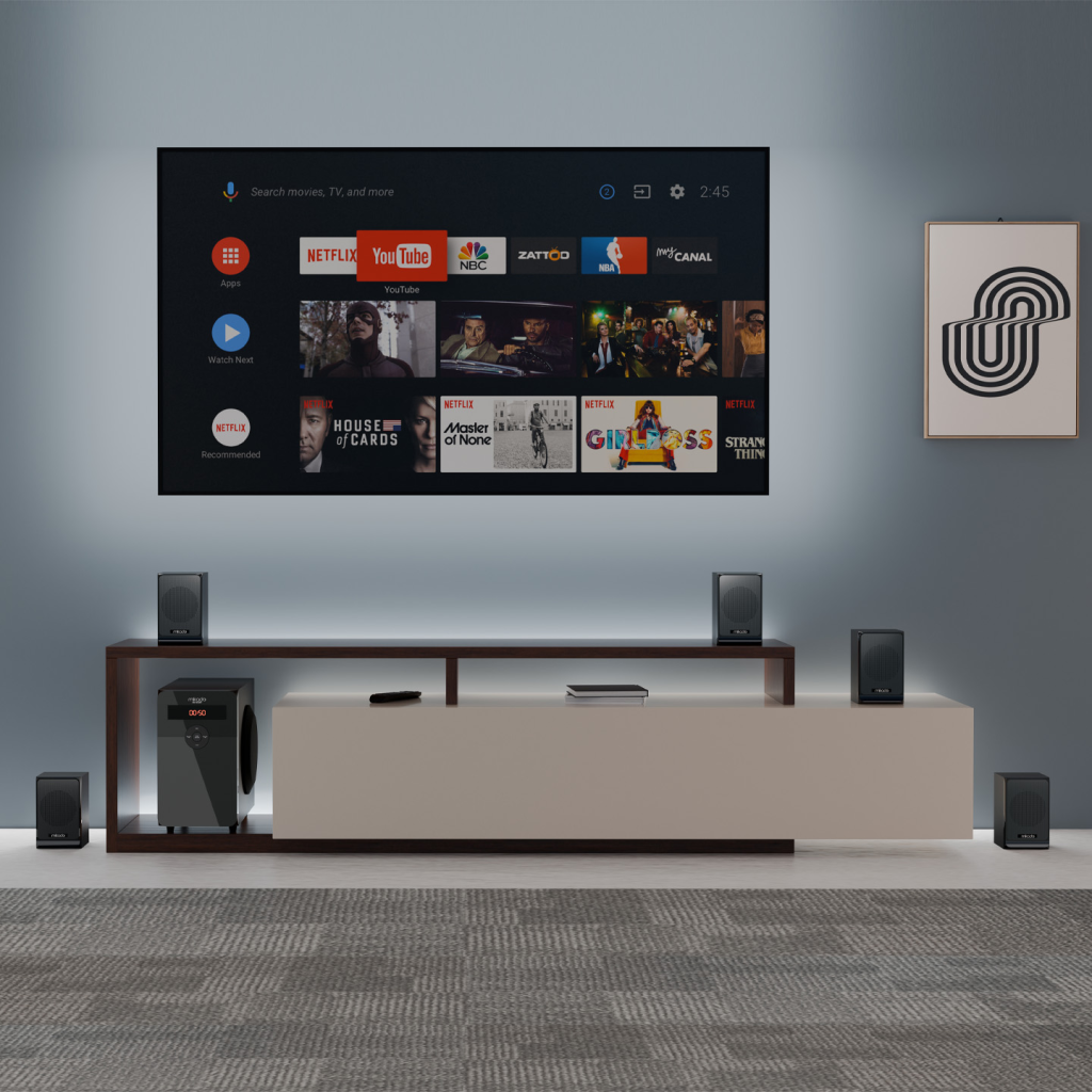 MIKADO MD-582BT 110W 5+1 Masaüstü USB/SD/FM/Bluetooth Siyah Kasa Ev Sinema Sistemi(1923) 4