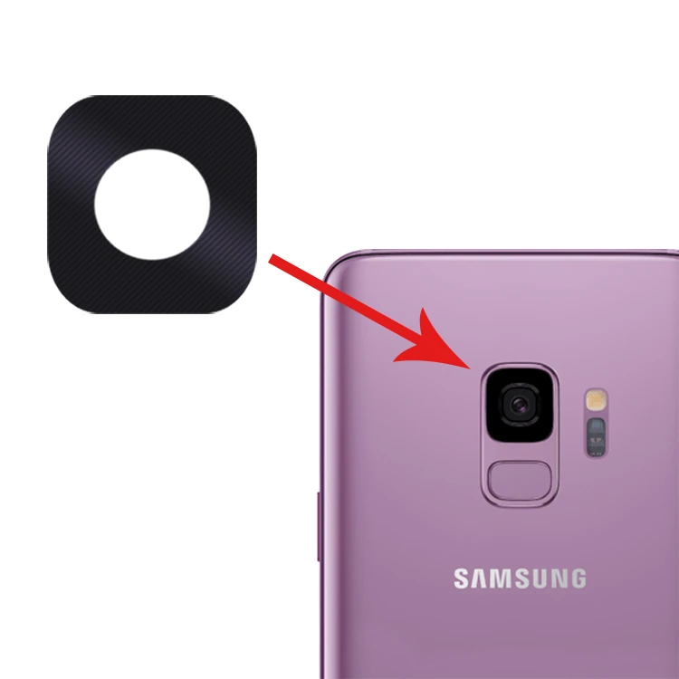 Ally Samsung Galaxy S9 İçin Kamera Lens Kapak Cam-(1903)