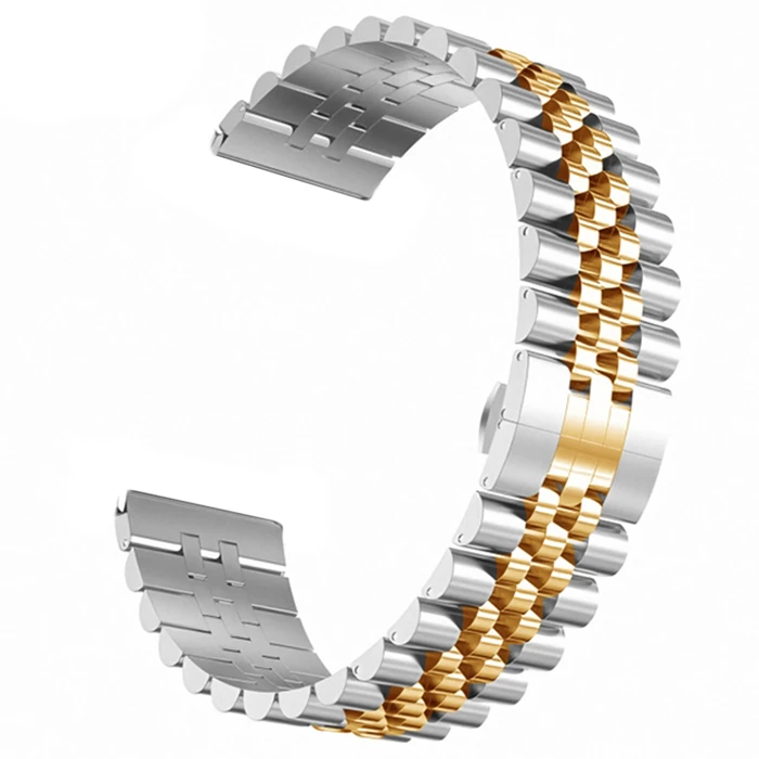 22MM Gear S3 Watch 4 -GT2 GT2E 46MM Kayış,Kordon Seramik Paslanmaz Çelik-(1903)