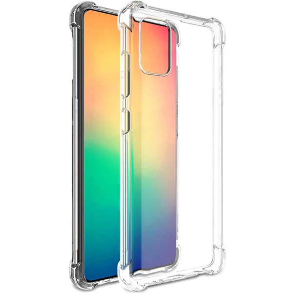 Ally Samsung Galaxy S10 Lite/A91 Anti-Drop Darbe Emici Silikon Kılıf-(1903)