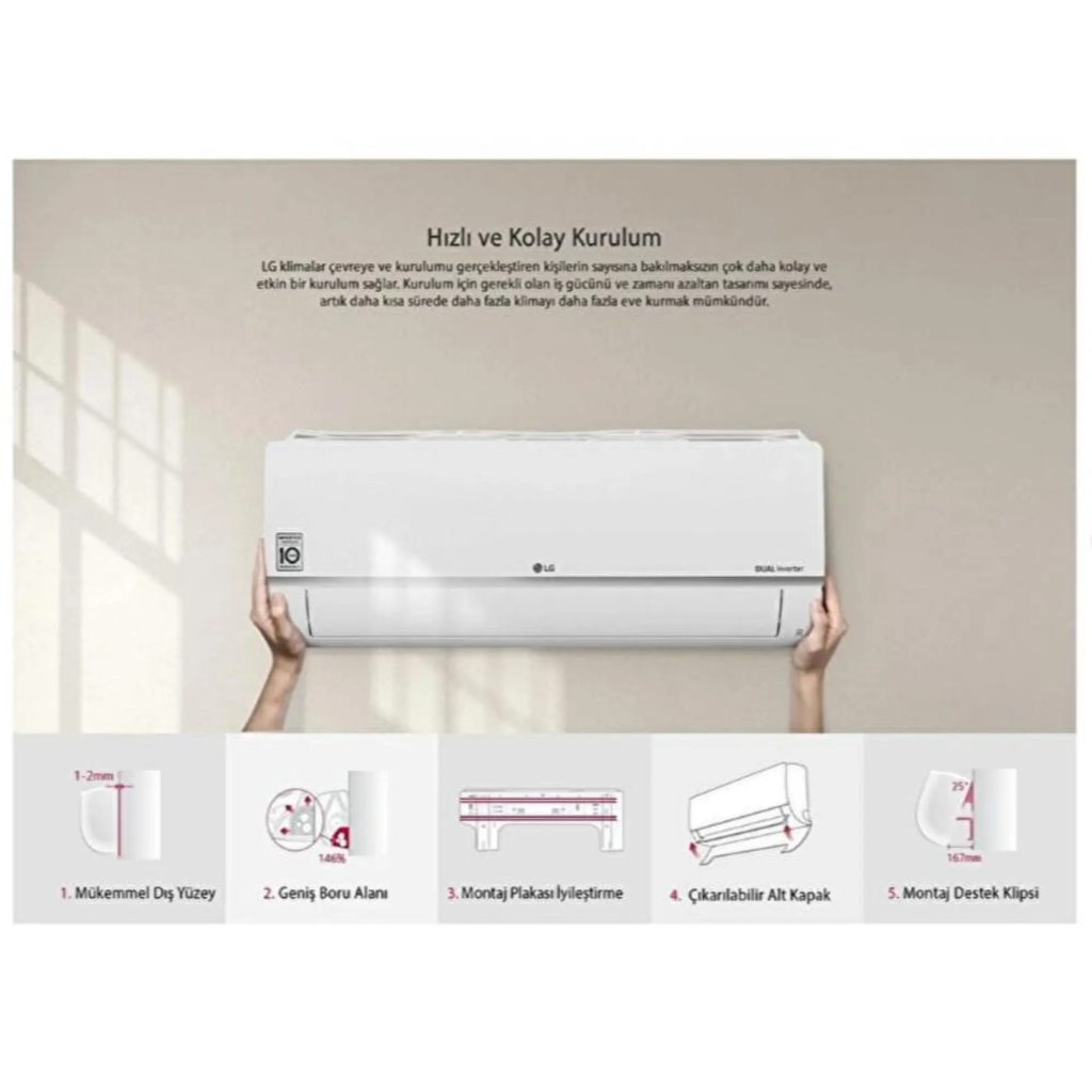 LG  PC12SQ S3NM12JA2FA 12000 BTU KLIMA(1923)