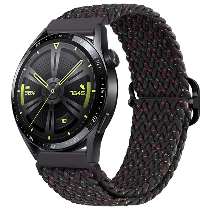 ALLY 20MM Gear S2, R600 Watch S4 42mm, Huawei Watch Gt, 20MM Japon Tokalı Elastik Kayış Kordon-(1903)