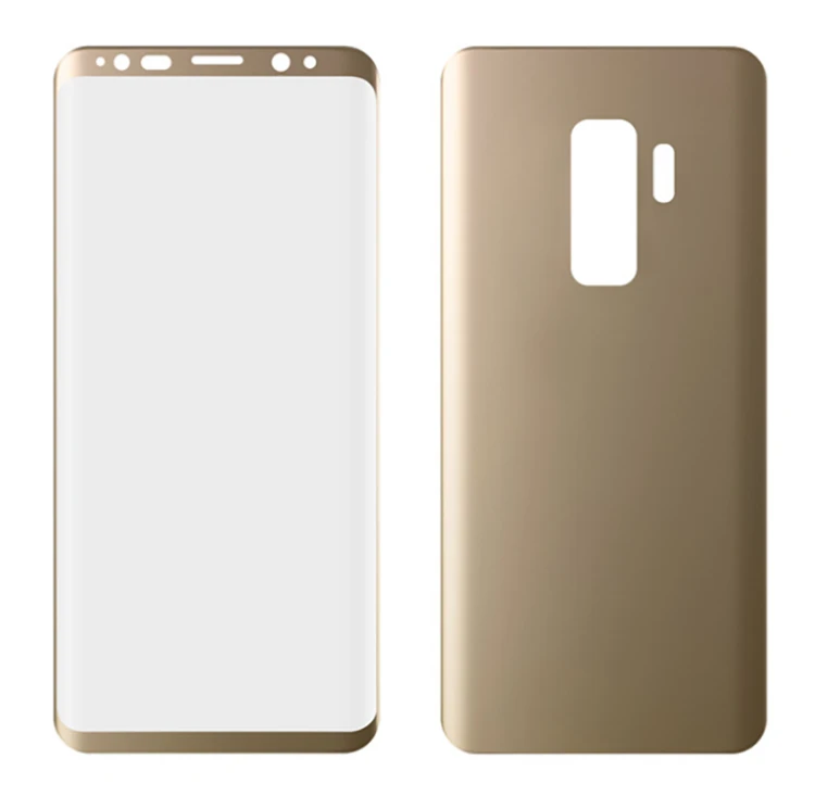 Sm Galaxy S9+ Plus Ön Arka 3d Darbe Emici Pet Renkli Full Koruyucu-(1903)