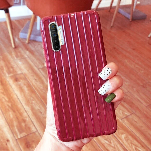 Ally Oppo Realme 5 Pro Trunk Lines ince Soft Silikon Kılıf-(1903)
