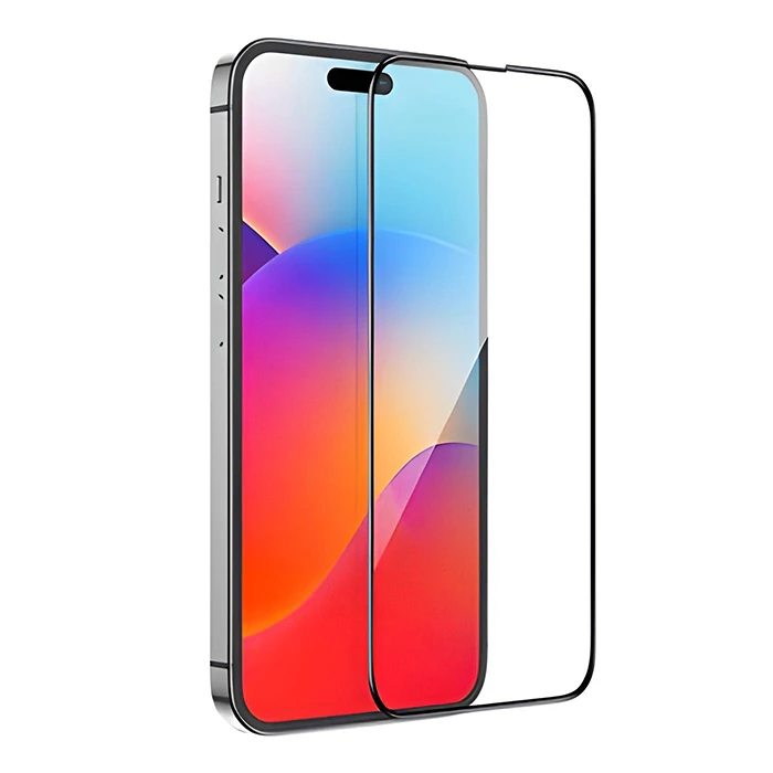 HOCO Guardian Shield Series iPhone 15 HD Tempered Kırılmaz Cam Ekran Koruyucu 10 Adet Set-(1903)