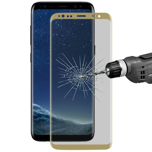 Ally Samsung Galaxy S8 İçin Privacy Gizlilik Kavisli Full Kırılmaz Cam Ekran Koruyucu-(1903)