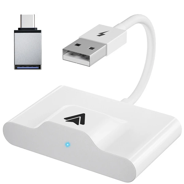 Ally Usb+Type-C Android Kablosuz Carplay Adaptör Çevirici - Youtube Netflix Tiktok Video Yansıtıcı-(1903)